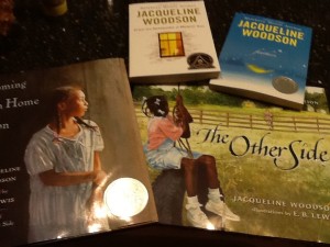 These are the Woodson books I got Thursday night!  They're all good.
